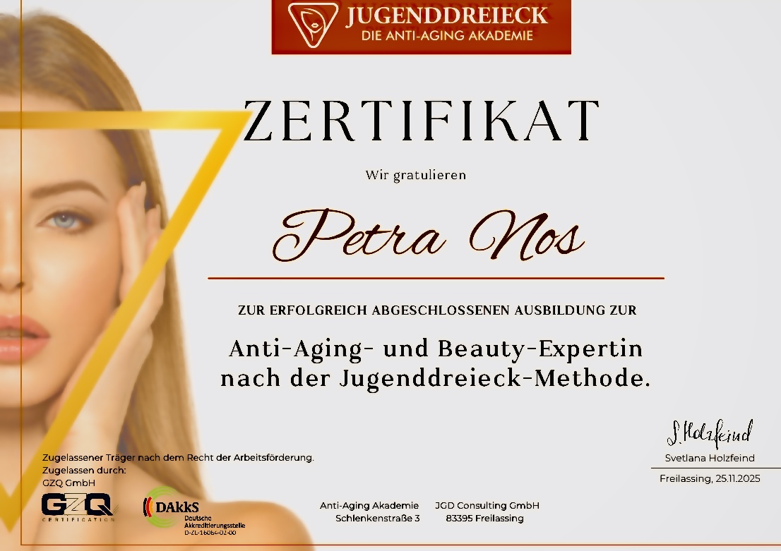 Petra Nos Cosmetics ,Hautverjüngung Frankfurt am Main ,Anti Aging Behandlung Offenbach ,nicht invasive Anti Aging Therapie ,Anti Aging Kosmetik ,Faltenbehandlung ohne OP ,Kosmetikstudio Offenbach bei Frankfurt ,Jugenddreieck Methode nach Svetlana Holzfeind ,Anti Aging Therapien, Ü50 Anti Aging, Ü60 Anti Aging, Anti Aging Behandlungen ab 50, Hautverjüngung, Faltenbehandlung, natürliche Anti Aging Methode